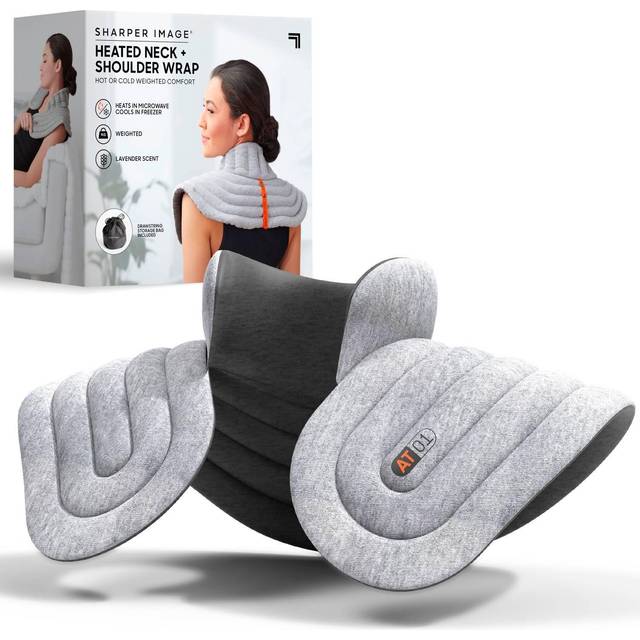 Sharper Image Heated Neck & Shoulder Wrap - Varmepude test - Dinskønhed.dk