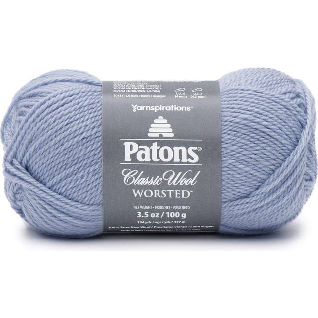 Patons Classic Wool Yarn  Blue Fog