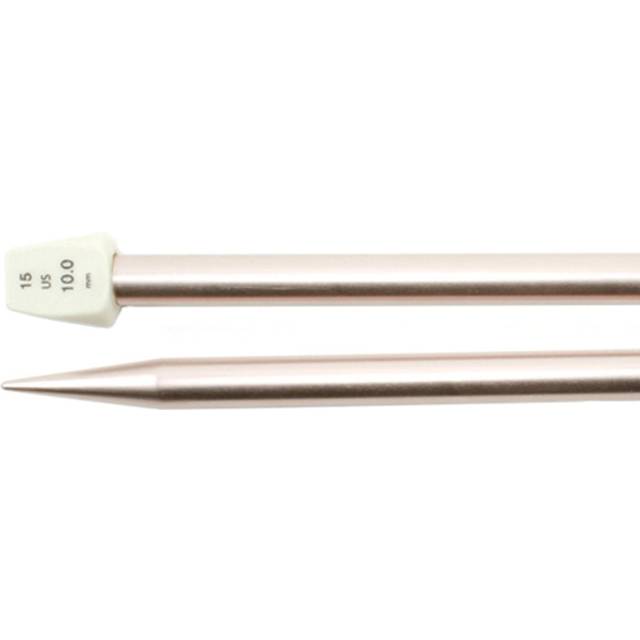 "Susan Bates Silvalume Single Point Knitting Needles 14""-Size 15/10mm 1111415"