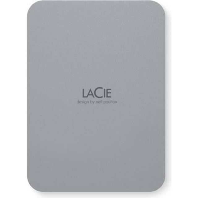 LaCie Mobile Drive Secure, 2TB, USB Type-C, Space Grey