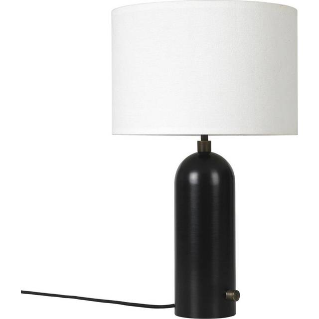 GUBI Gravity S bordslampa Svart-canvas