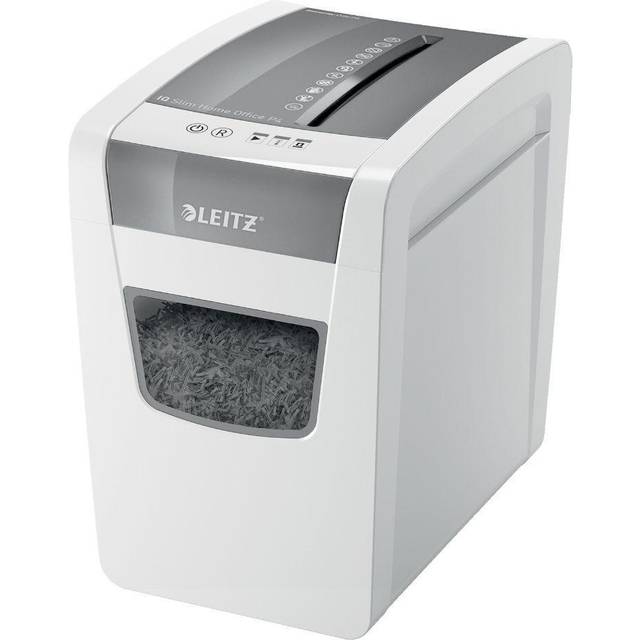LEITZ IQ Slim Home Office Cross Cut Paper Shredder