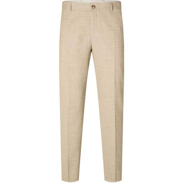 SELECTED HOMME Slhslim-Oasis Linen Trs Noos |Beige |52