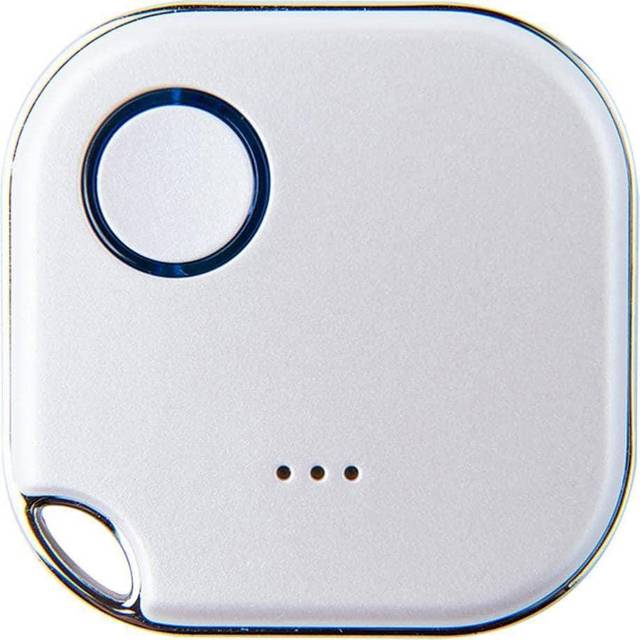 Shelly BLU Button1 – vit | Smart fjärrkontrollsknapp | Bluetooth smart action och scenstyrning | iOS Android App | LED-indikator och bidéer | BTHome | räckvidd 10 till 30 m