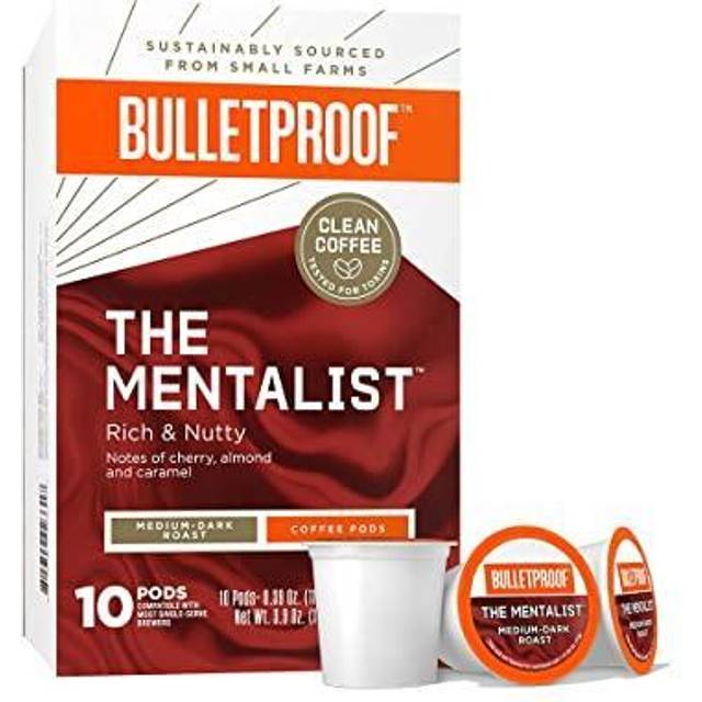 Bulletproof Keto Friendly Medium Roast Coffee Pods The Mentalist 10 Pods
