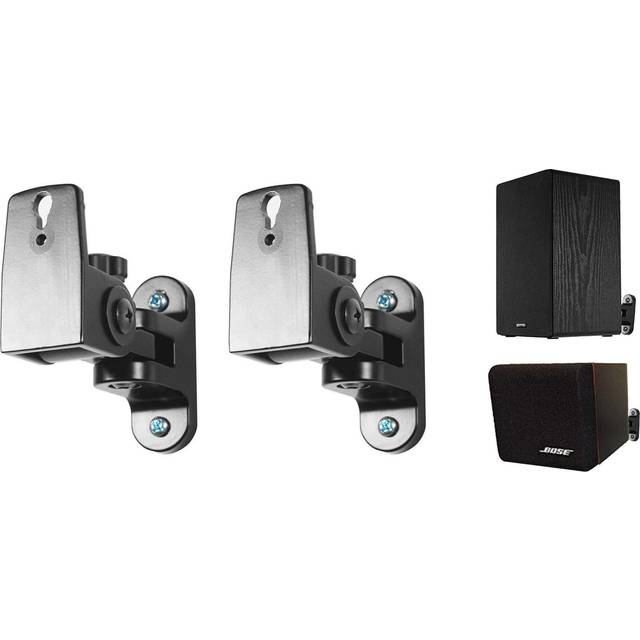 Rockville RHSB4 Hidden Wall Mount Swivel Satellite/Bookshelf Speaker B