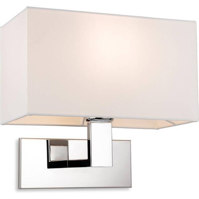 Firstlight Raffles Contemporary Style Wall Light Cream and Chrome