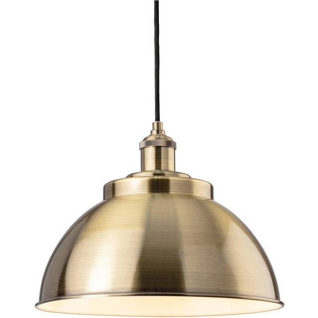 Firstlight Genoa Contemporary Style 30cm Pendant Light Antique Brass