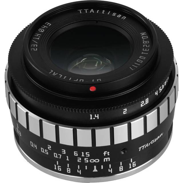TTArtisan 23mm f1.4 Lens for Nikon Z - Black & Silver