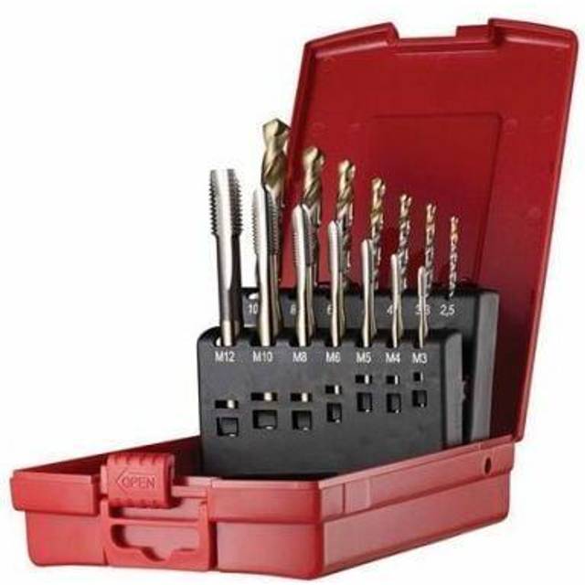 Dormer L114 No 114 14 Piece Hss Metric Tap and Drill Set