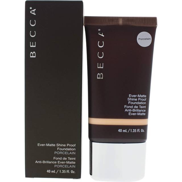 Becca Ever-Matte Shine Proof Foundation  Porcelain  1.35 Ounce