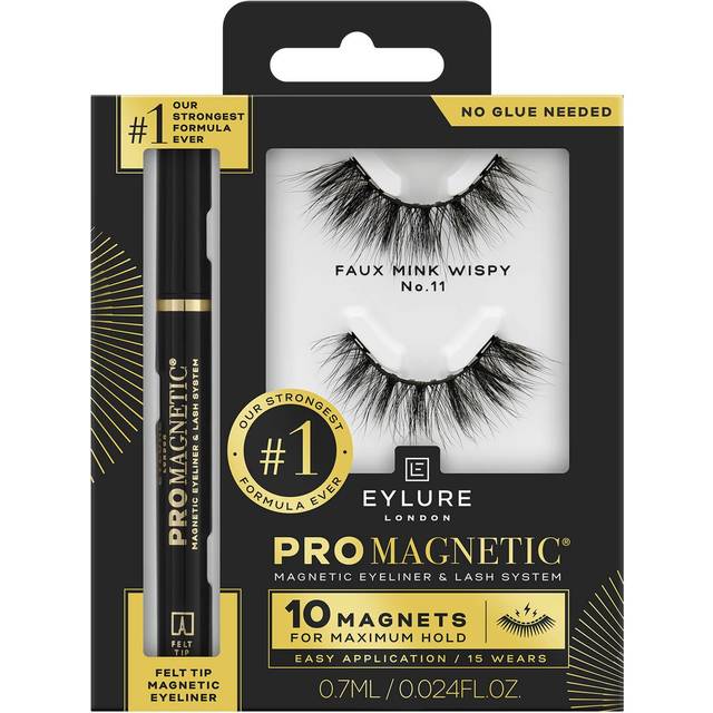 Luxe Pro Magnetic 10 Magnets Felt Tip Wispy False Lashes