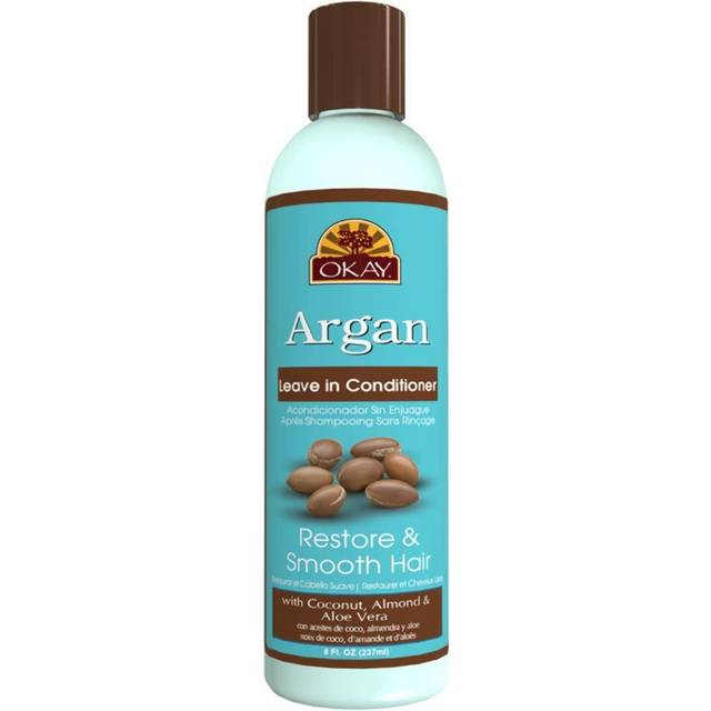 Okay Leave-In Uppfriskande och vitaliserande Argan-balsam – med kokosnöt, mandel och aloeolja 237 ml