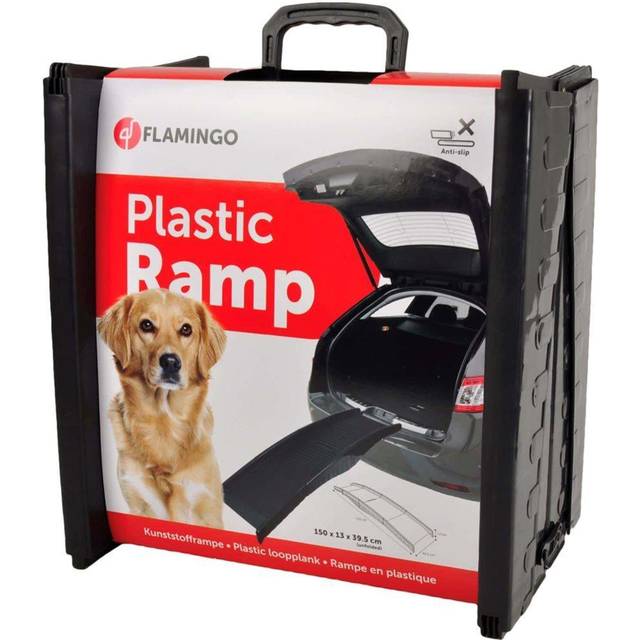 Flamingo dog ramp plastic foldable,