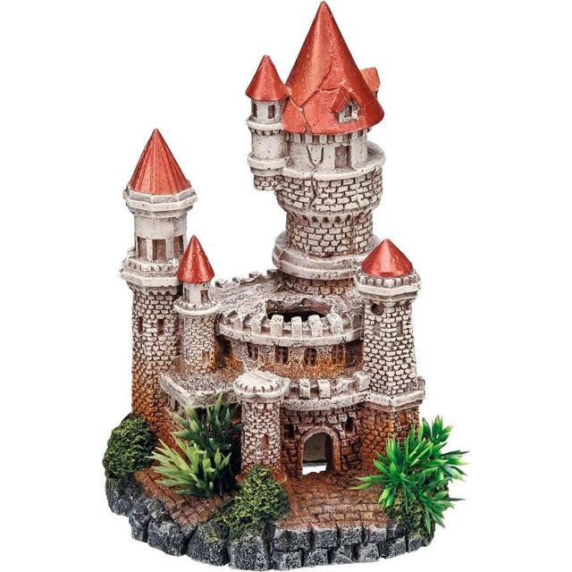Castle aquarium decoration with plants Nobby Pet - Blanc