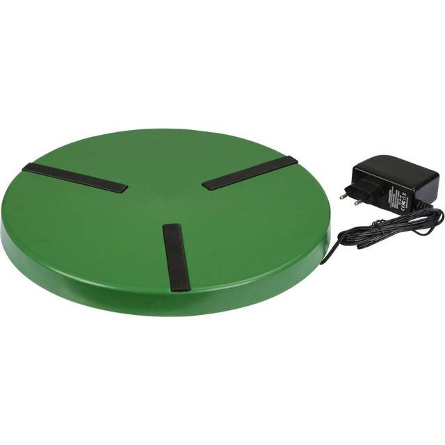 Kerbl Värmeplatta för fjäderfädrycker, halkskydd, strömförsörjning, 250 mm 15 W/300 mm 22 W