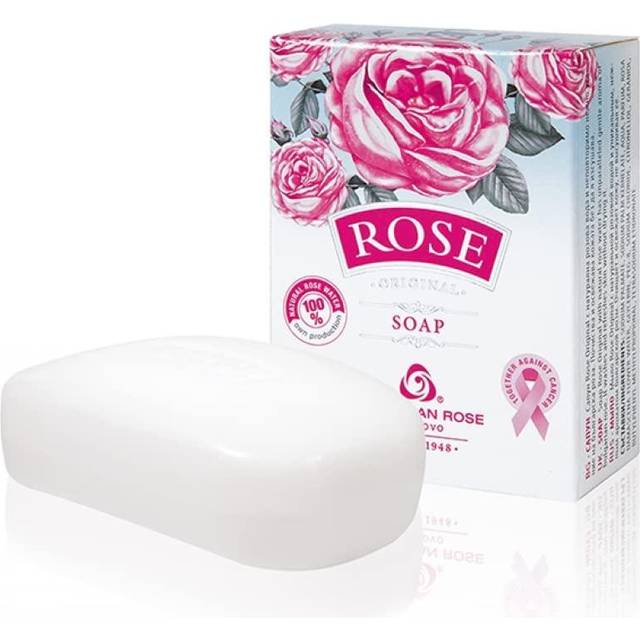 Rose Bulgarian Body Soap with Natural Oil Water  Moisturizing for Gentle Soft Skin  Cleansiing and Nourishing  Hydrating all skin types