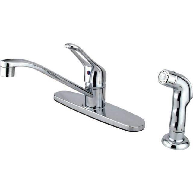 Kingston Brass KB562SP Wyndham Single-Handle Centerset Kitchen Faucet