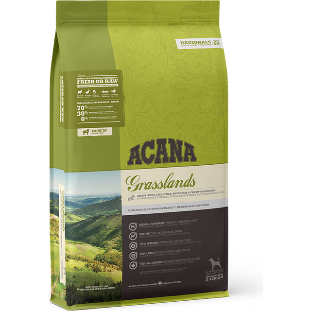 Acana Grasslands Grain-Free Torrfoder för Hundar - 11.4 kg (11.4 kg)