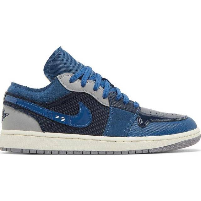 Air Jordan 1 Low SE Craft 'Inside Out - Obsidian' DR8867-400 - Obsidian/French Blue/Ashen Slate - 9.5