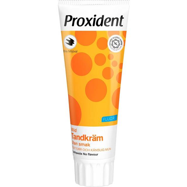 Proxident tandkräm för torr och känslig mun utan smak 75 ml