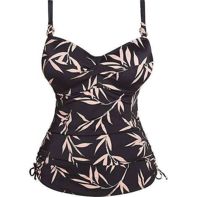 Fantasie Womens Luna Bay Twist Front Tankini - Black material_polyamide - Size 32F