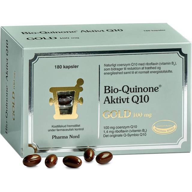 Bio-Quinone Aktivt Q10 Gold 100 mg - 180 kapslar