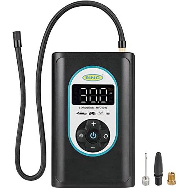 Ring RTC4000 Cordless Tyre Inflator with Auto-Stop