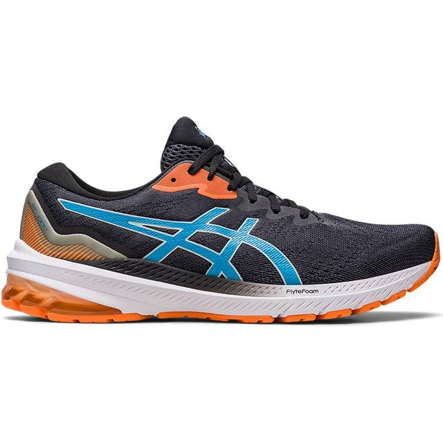 ASICS Herr Gt-1000 11 Sneaker, Black Island Blue, 42.5 EU