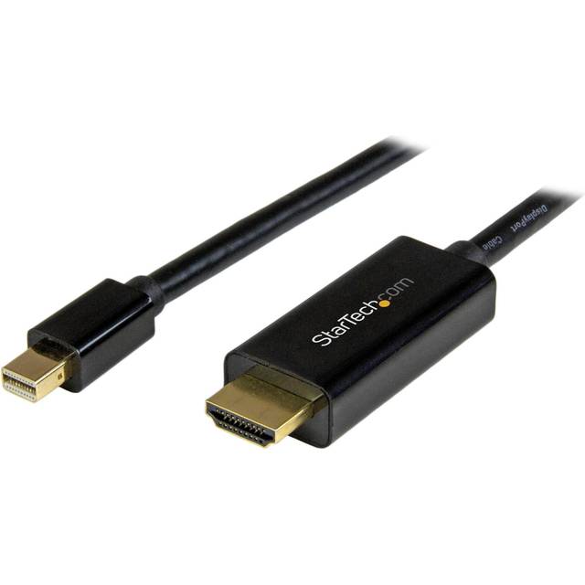 DisplayPort till Mini Displayport-kabel, 4K@60Hz, 1,8 meter - Svart