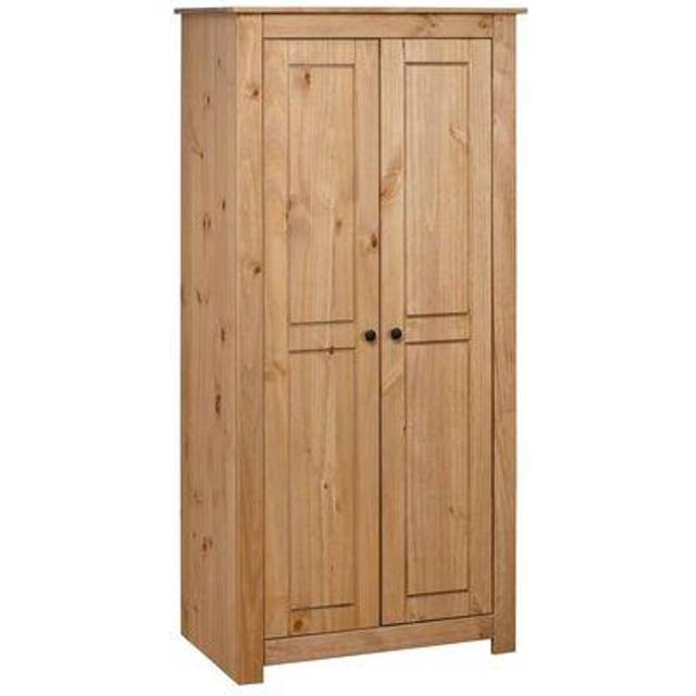 vidaXL Wardrobe 80x50x171.5 cm Solid Pine Panama Range - Brown