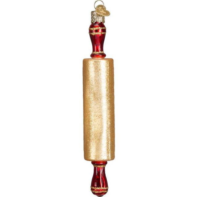 Old World Christmas Ornaments Rolling Pin Glass Blown Ornaments for Christmas Tree 32224 5 X 075 X 075