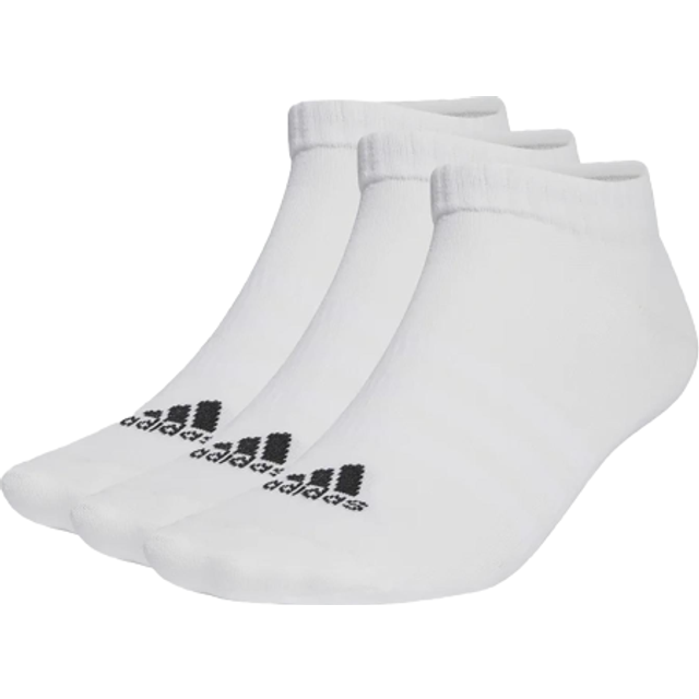 Children's linear low socks adidas (x3) - Blanc
