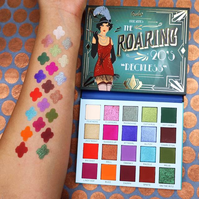 Rude Cosmetics KOMMER SNART RUDE The Roaring 20's Eyeshadow Palette Reckless