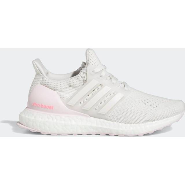 adidas Ultraboost 1.0 Running Shoe, Crystal White/Crystal White/Almost Pink, 6.5 US Unisex Big Kid
