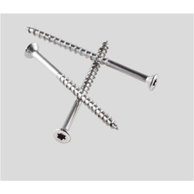 "Simpson Strong Tie T10300WP1 Deck-Drive DWP #10 3"""""""" 316 Stainless Steel Flat T25 Wood Screw (1 lb per Box)  3 inches  No Color"