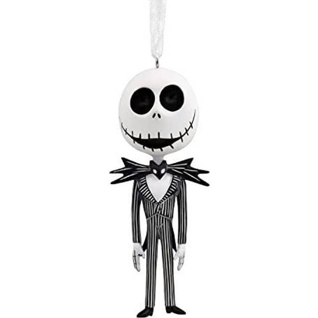 Hallmark Disney Tim Burton's The Nightmare Before Christmas Jack Skellington Christmas Ornament Resin  1.38 x 3.58 x 1.25 inches