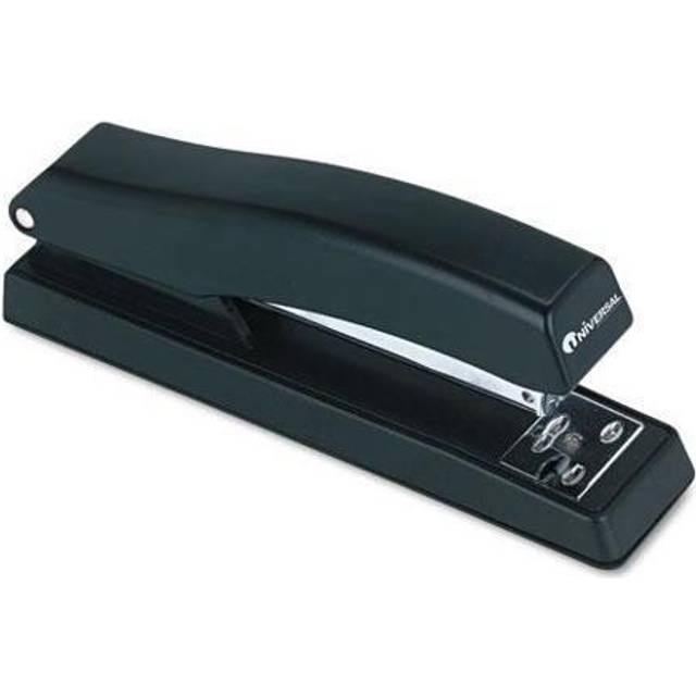Universal B1424930 Economy Full Strip Stapler - Black - 12 Sheet