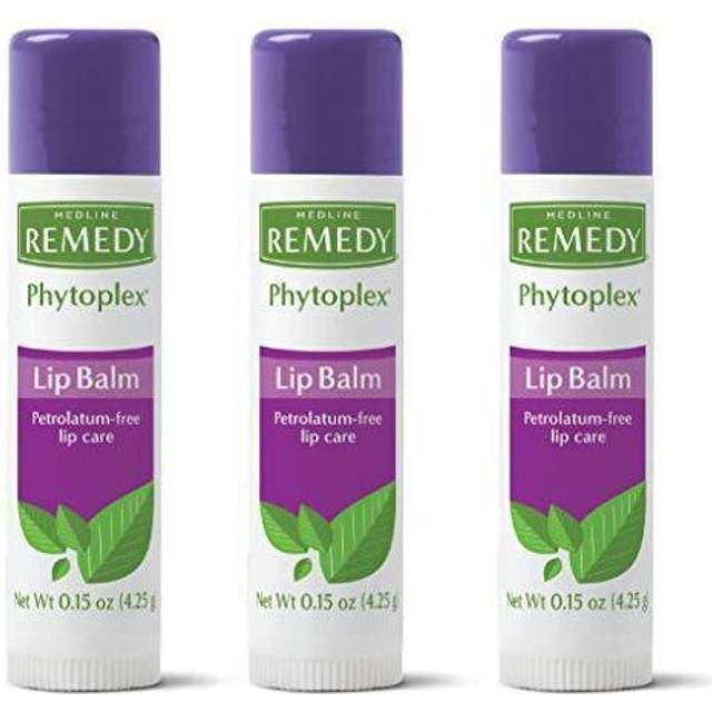 Medline Remedy Phytoplex Lip Balm  Moisturizing  Soothes and Protects  All Natural   3 Pack