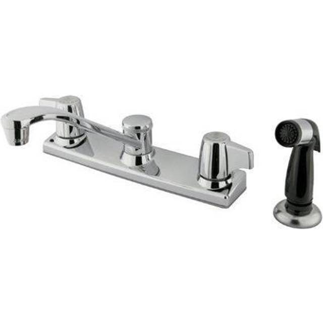 Kingston Brass KB120P 8-Inch Centerset Kitchen Faucet  Polished Chrome