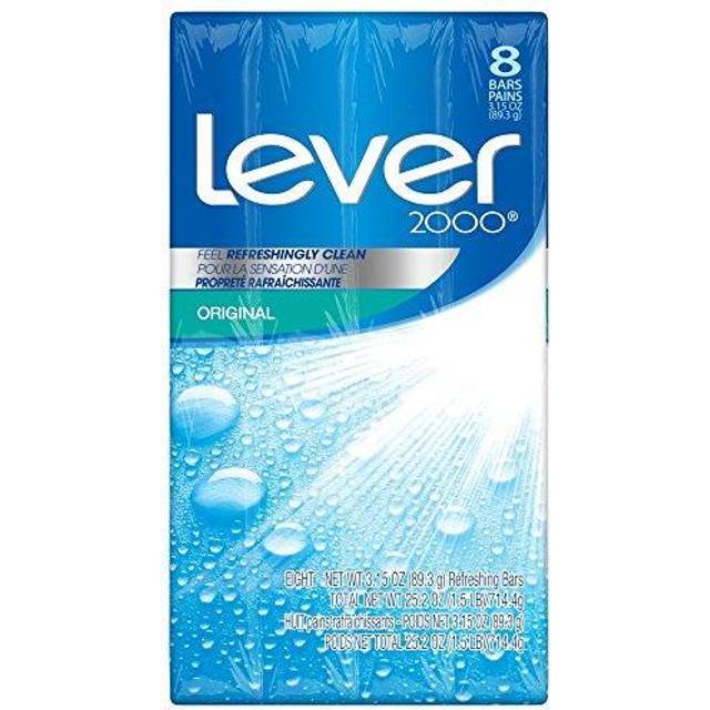Lever 2000 original bar  3.15 oz Bars (Pack of 8)