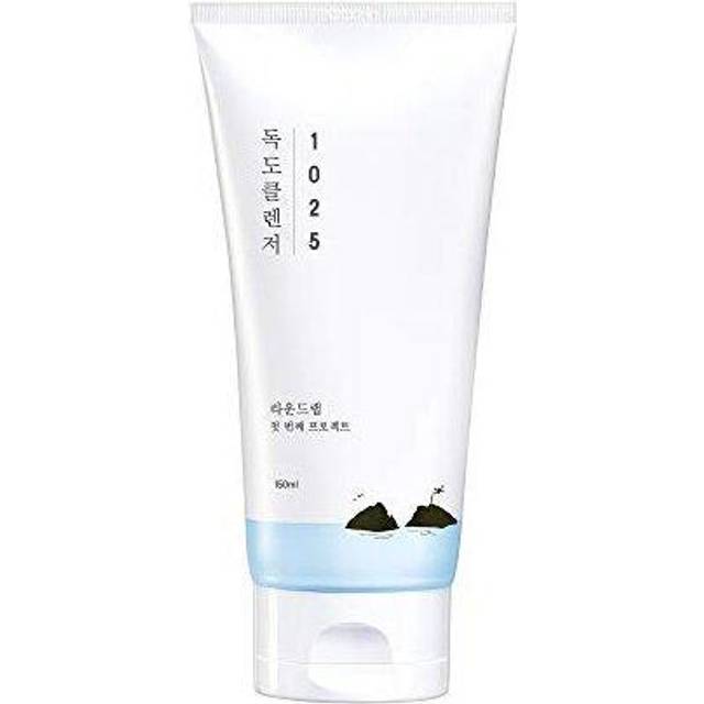 ROUND LAB 1025 Dokdo Cleanser 5.07 Fl Oz  Low pH Facial Cleanser for Sensitive Skin  Rich Soft Bubbles for Deep Cleansing and Makeup Removal  Hydratin