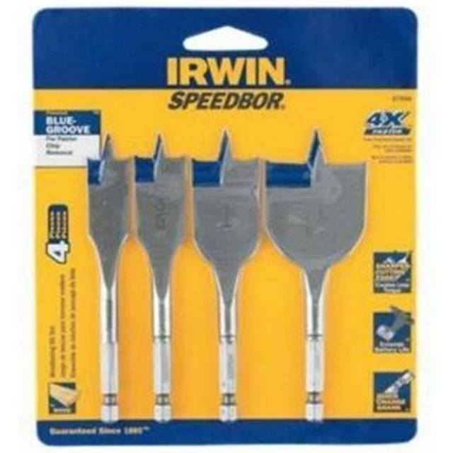 Speedbor 4-pc. Wood Boring Spade Drill Bit Set - 87954