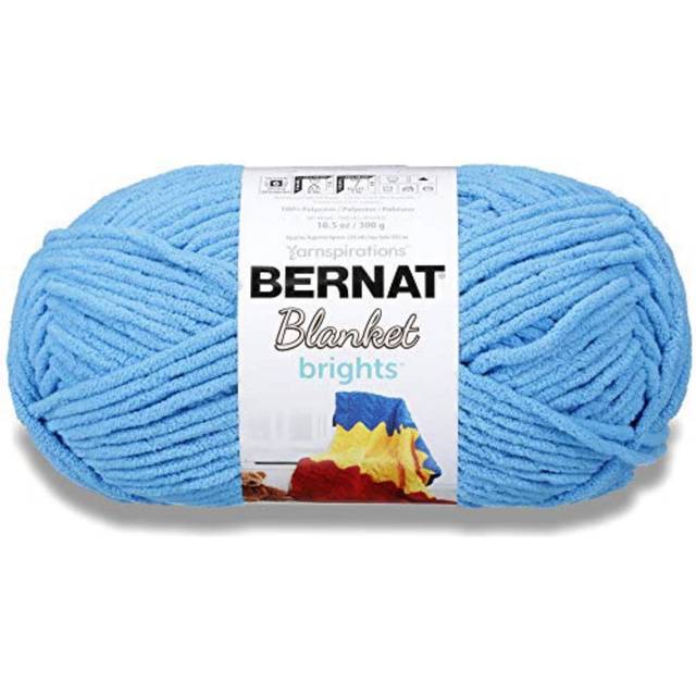 Bernat Blanket Brights Big Ball Yarn-Busy Blue 161212-12005