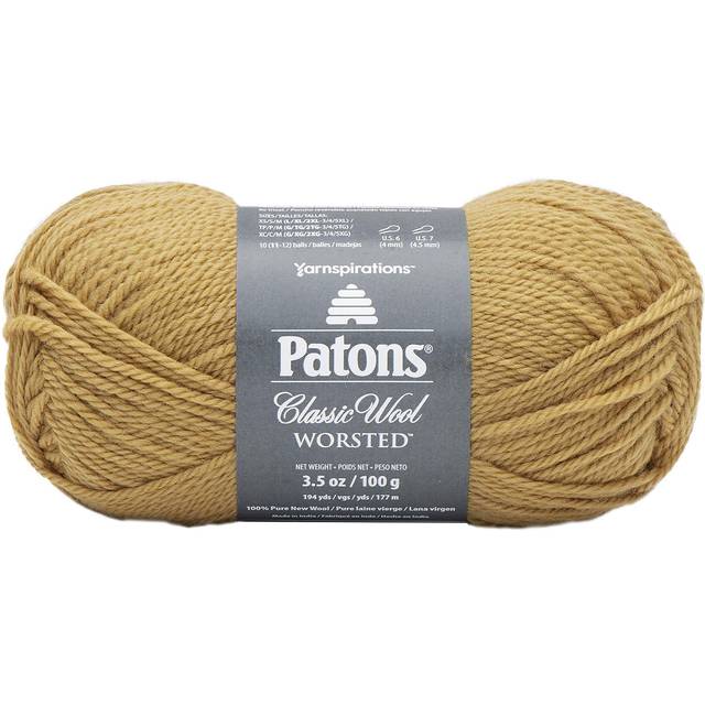 Patons Classic Wool Yarn-Honey 244077-77756