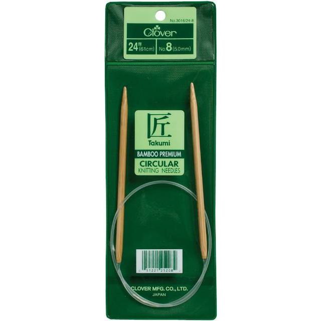"Takumi Bamboo Circular Knitting Needles 24""-Size 10.5/6.5mm 1624-105"