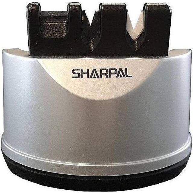 SHARPAL 191H Kitchen Chef Knife and Scissors Sharpener for Straight and Serrated Knives, 3-Stage Knife Sharpening Tool Helps Repair and Restore Blades