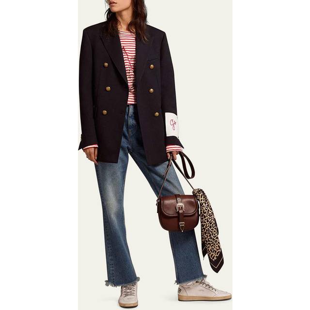 Golden Goose, Jacka, Dam, M, Blå Ull Blazer Kvinna - blue (M)