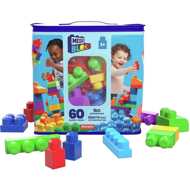 Mega Bloks First Builders Big Building Bag - 60 Pieces