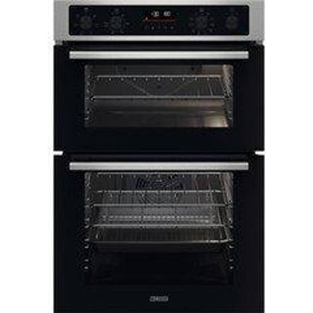 Zanussi Double Oven ZKCNA7XN Built In AryFry Stainless Steel Series 40
